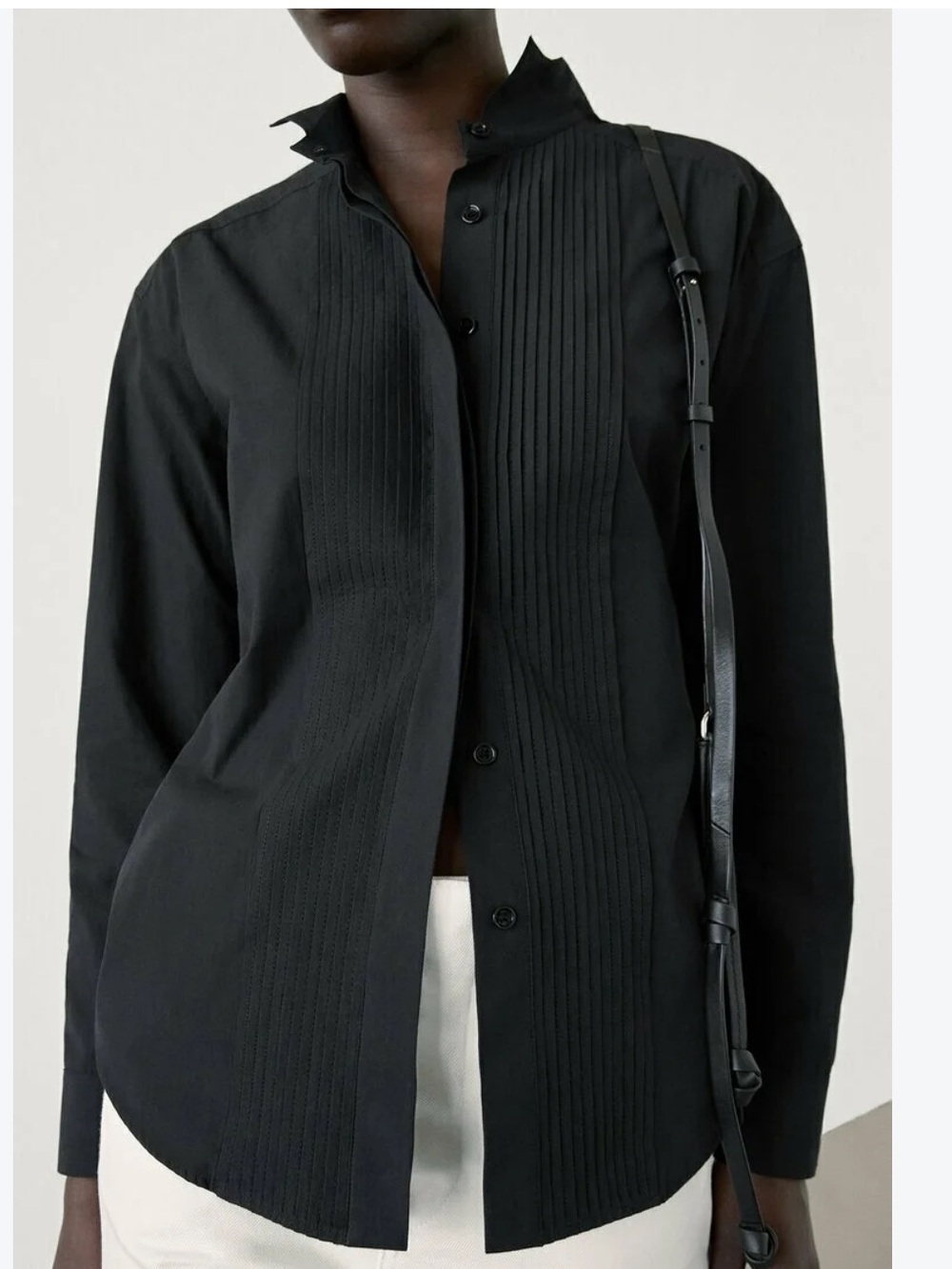 Massimo Dutti Black Blouse